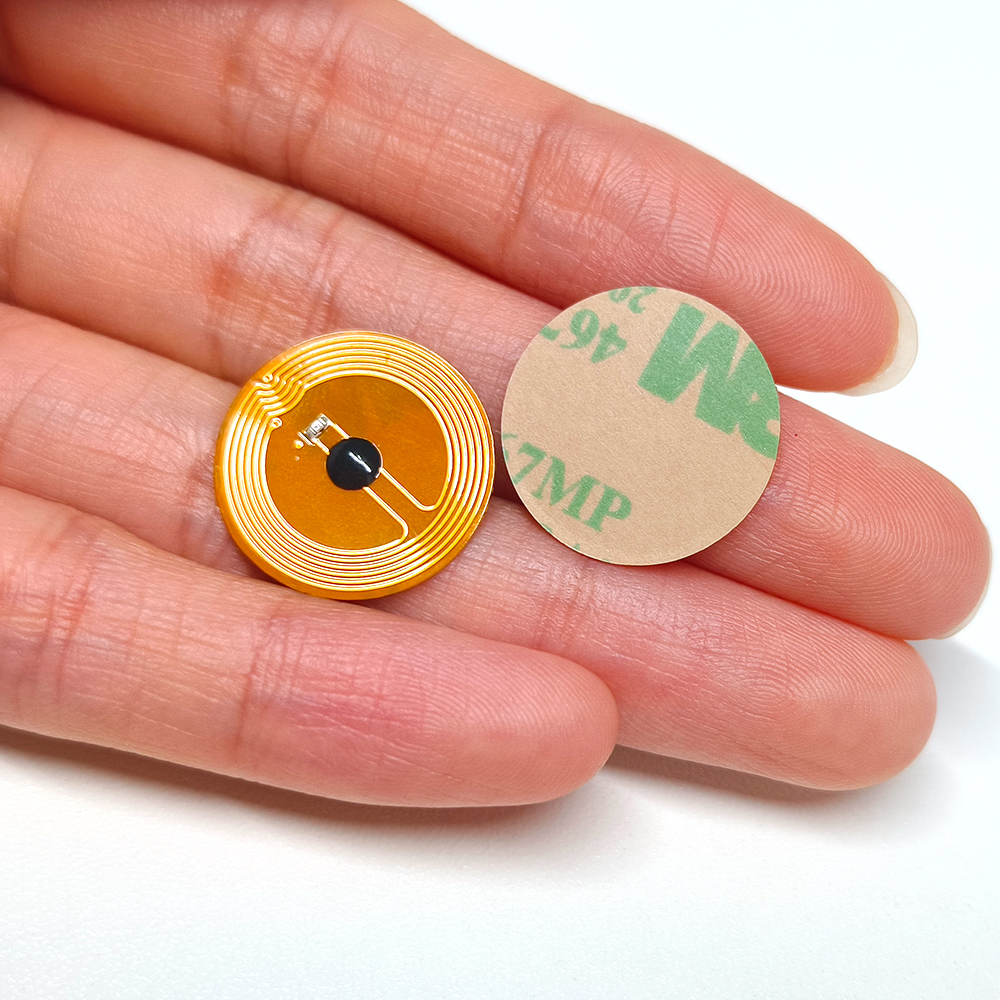 铜天线RFID电子标签直径20mm（带3M背胶）